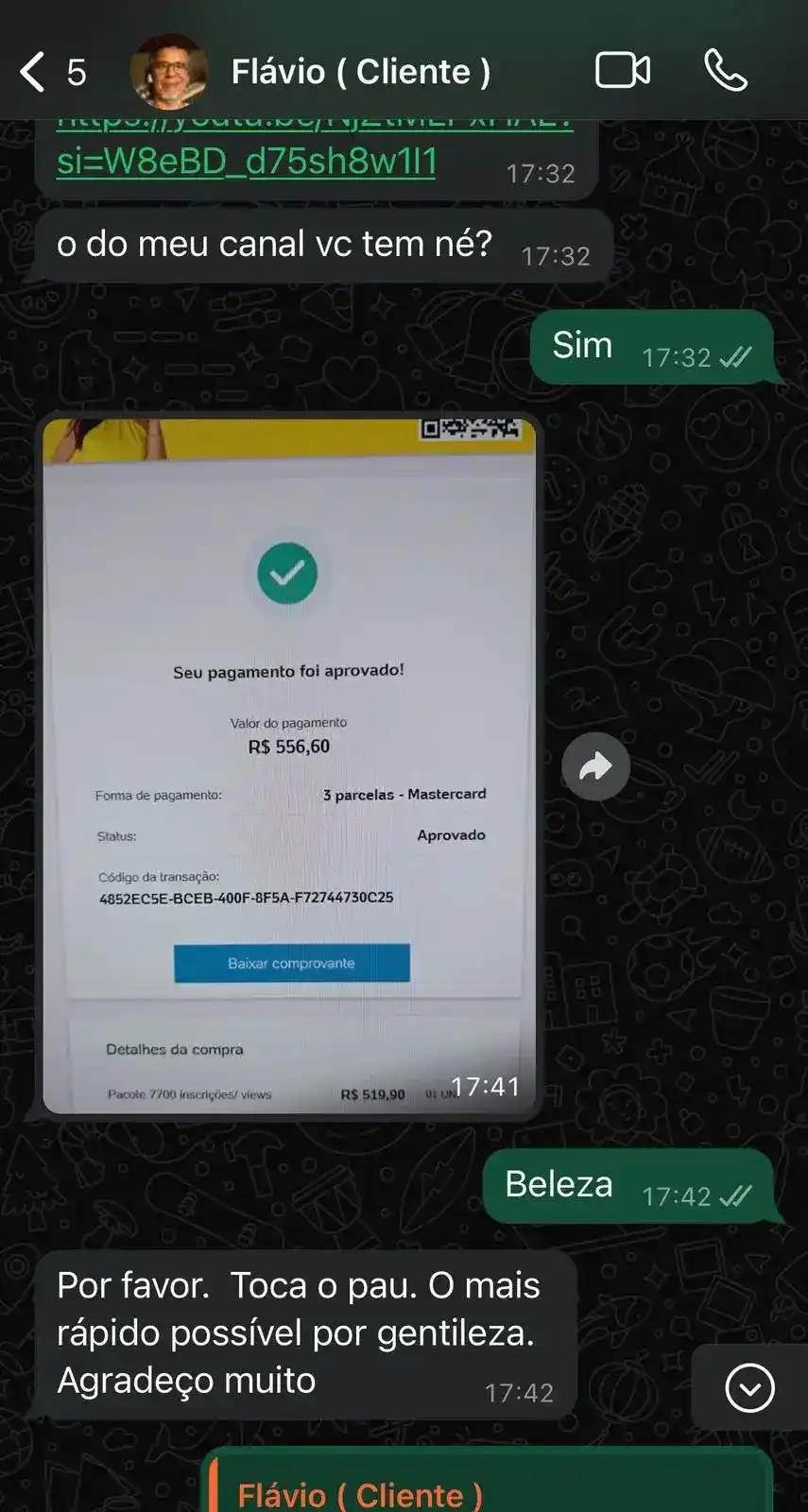 comprei inscritos no criador de youtubers