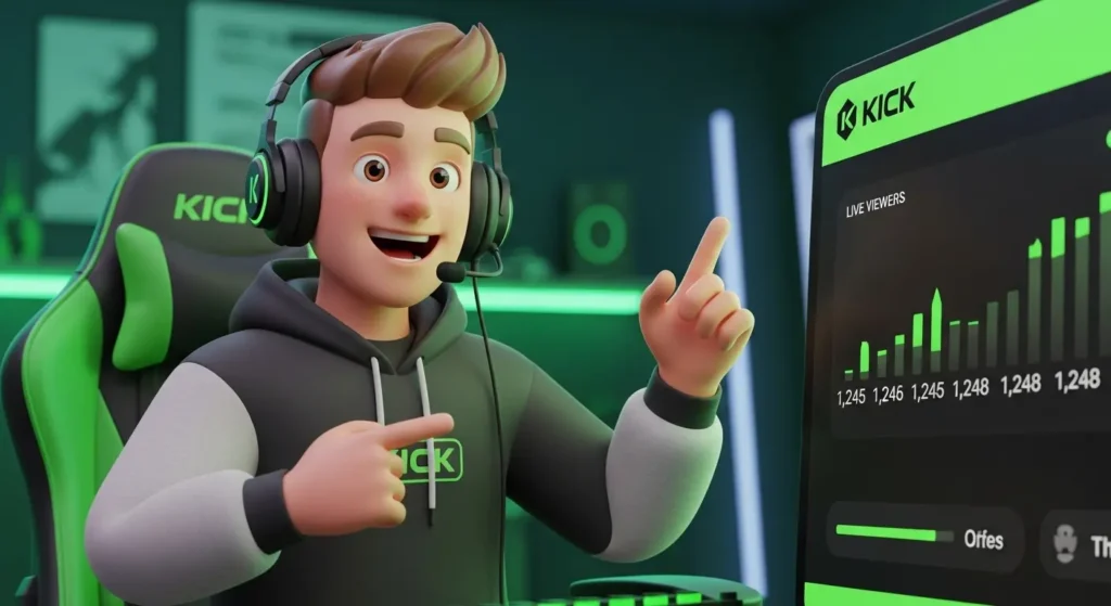 Melhor programa par aumentar espectadores na kick em 2025